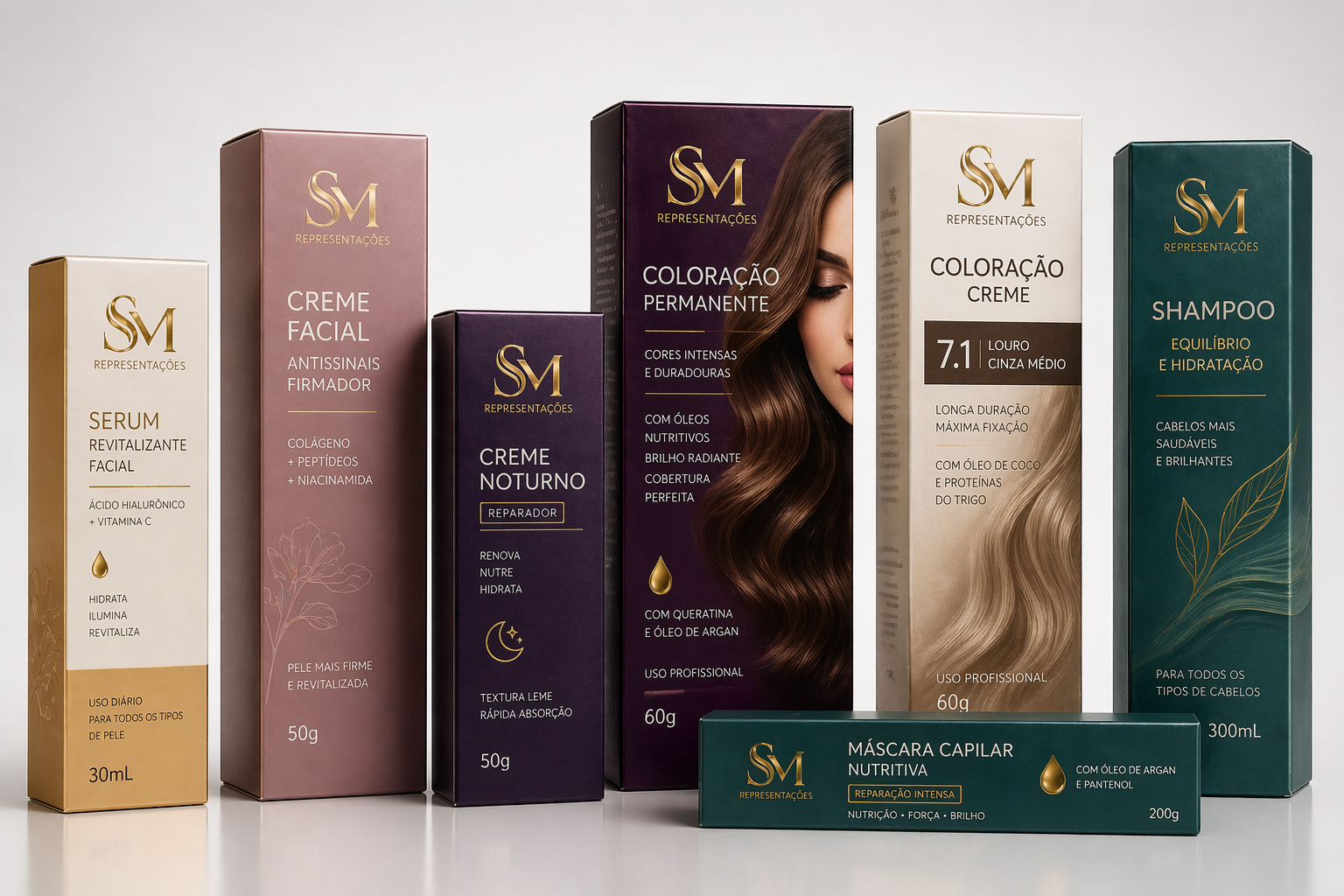 Cosméticos e Coloração — SM Representação