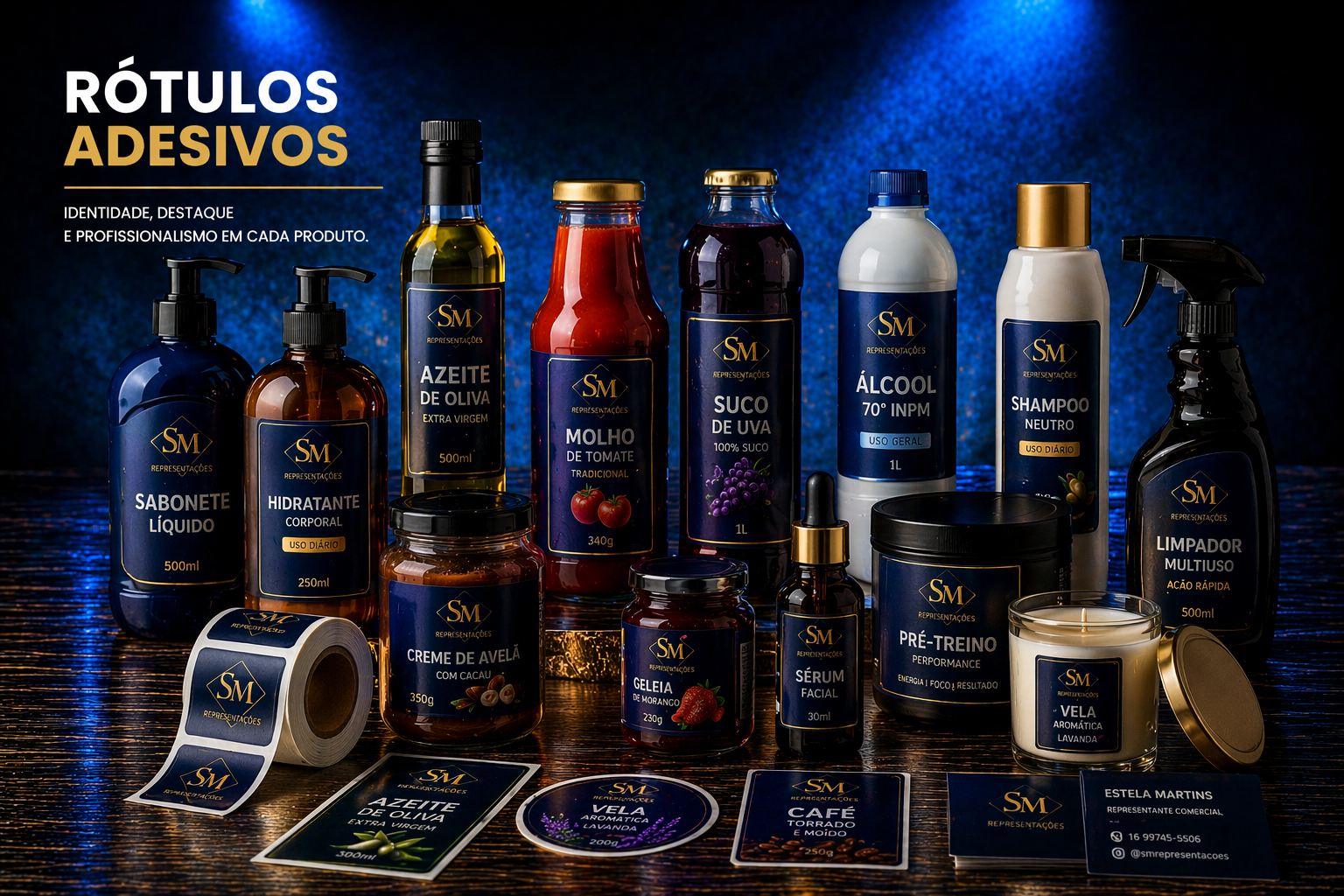 Rótulos Adesivos — SM Representação