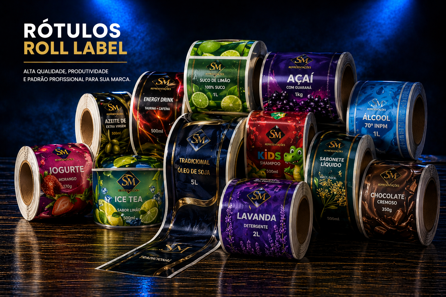 Rótulos Roll Label — SM Representação